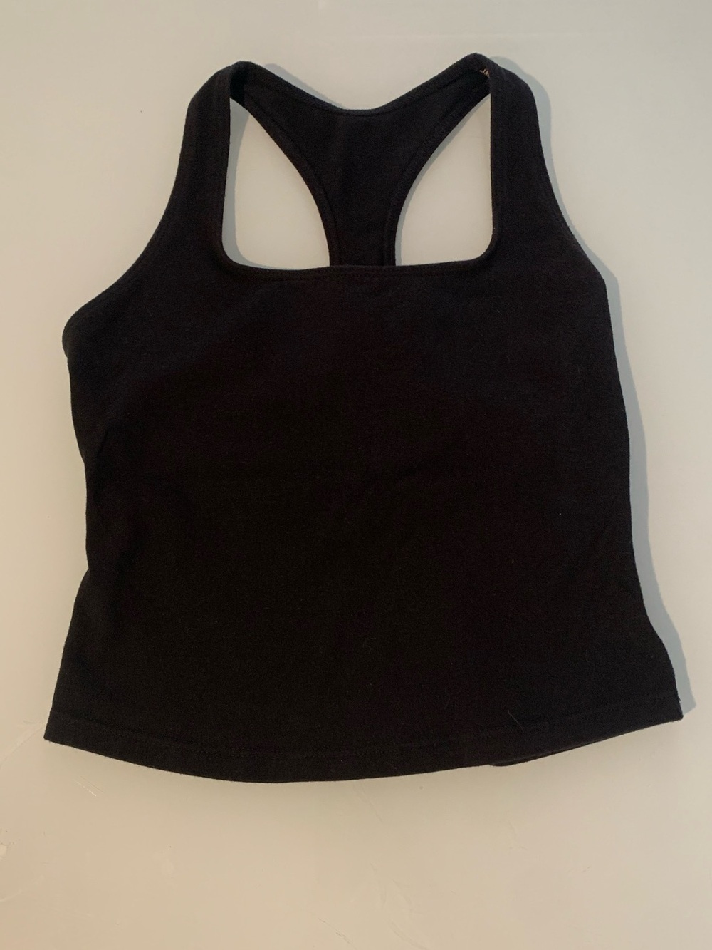 Marika Black Stretch Athletic Tank